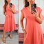 Vestido Coral Tachas